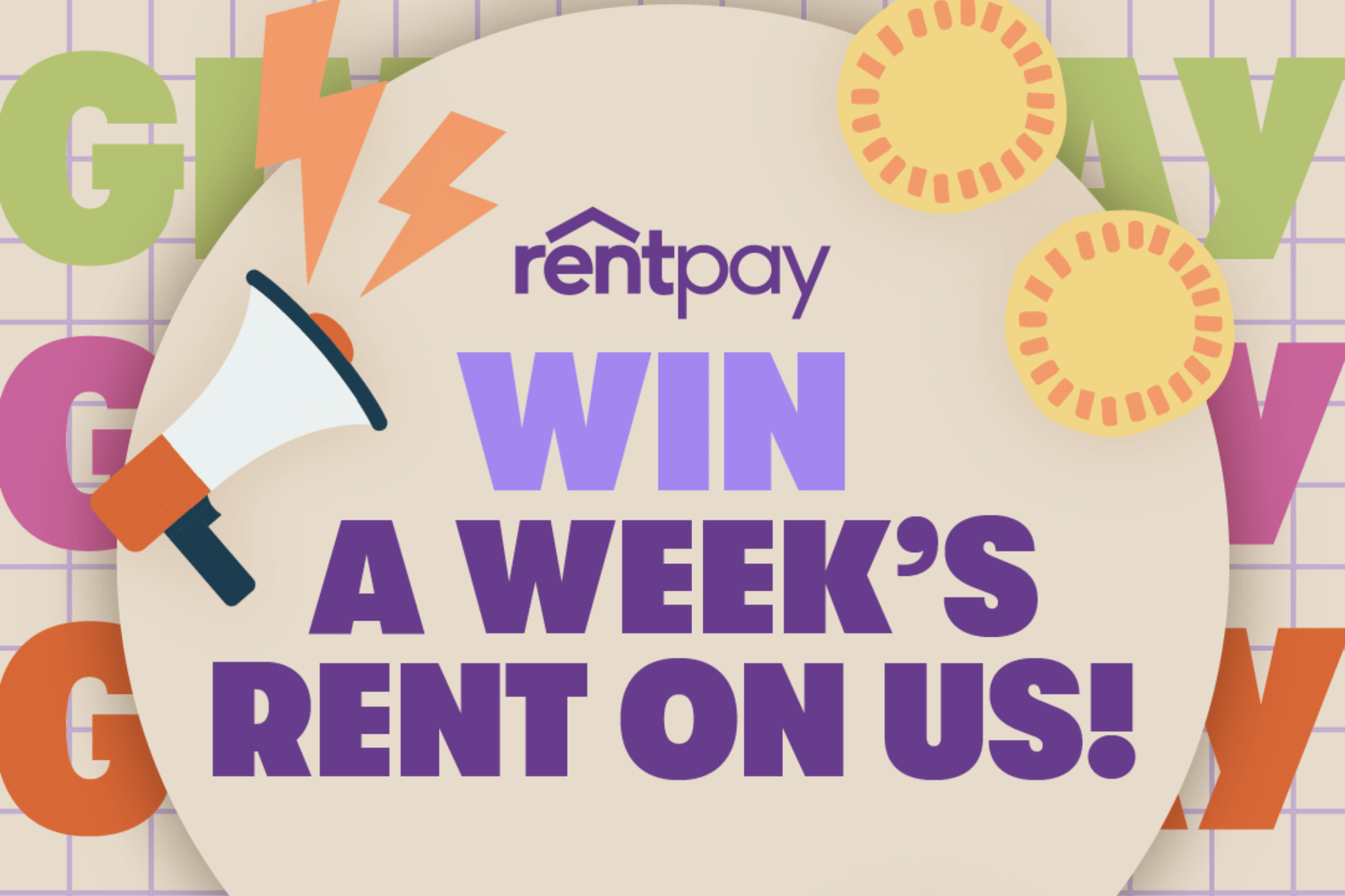 RentPay 'Win a Week's Rent' giveaway offer