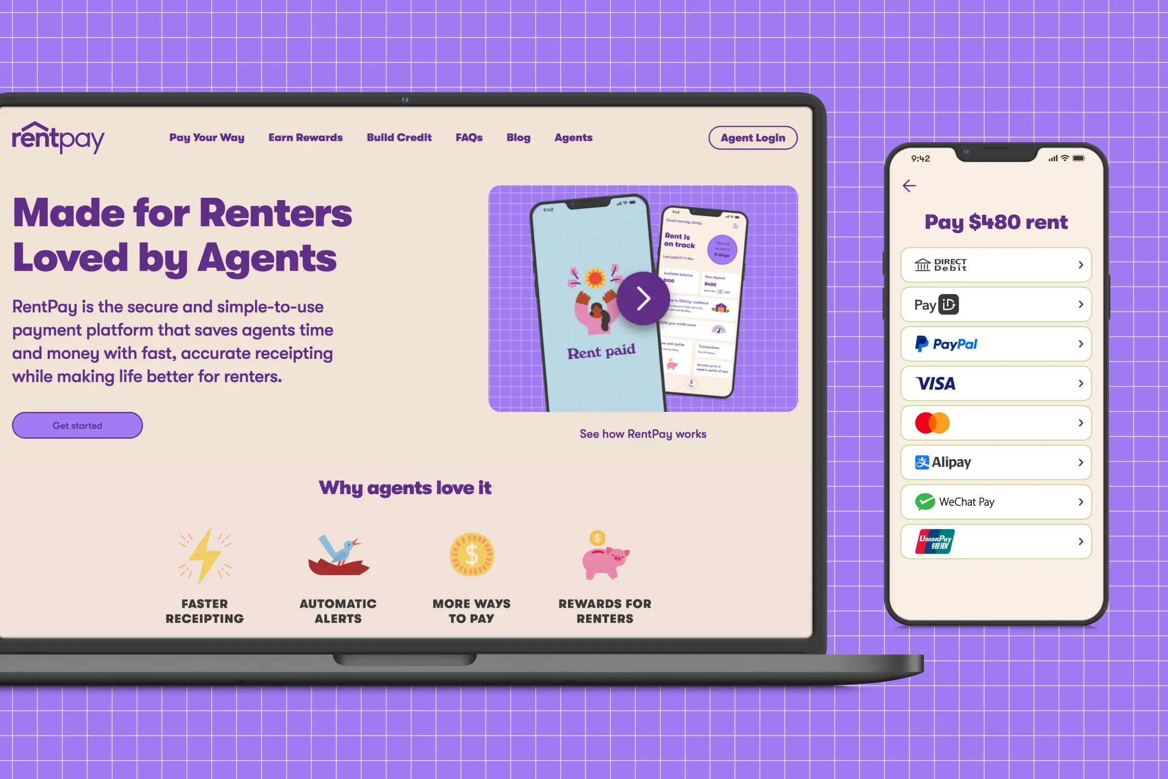 RentPay rental payment platform.